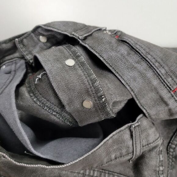 Vintage 90s Levi's Baggy Jeans Straight Leg USA (Actual 34X31) Y2K Button Fly - Picture 15 of 15